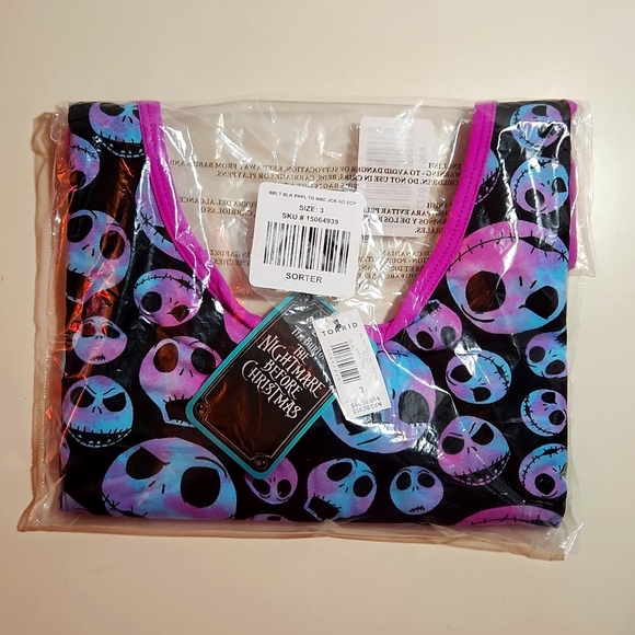 ❤️NWT VINTAGE TORRID BRALETTE NIGHTMARE BEFORE CHRISTMAS JACK HALLOWEEN SIZE 2X - Picture 3 of 11